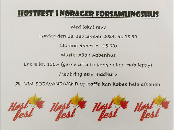 Høstfest i Nørager 2024